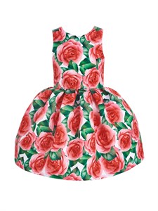 Платье с розами 03211