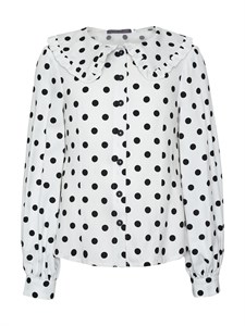 Блузка с воротником 0581