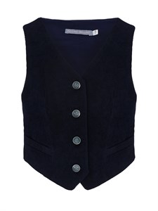 Жилет из микровельвета, дизайнерская линия 06051