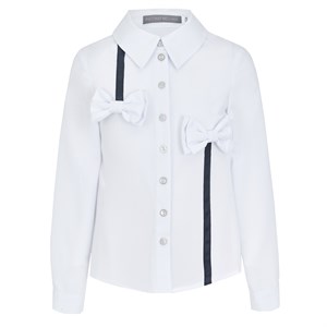 Блузка Подарок с бантиками, дизайнерская линия 05161