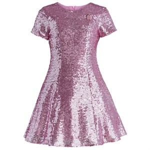 Платье из розовых пайеток, премиальная линия 03083
