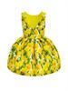 Платье с желтыми тюльпанами 03209