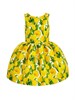 Платье с желтыми тюльпанами 03209