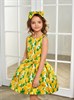 Платье с желтыми тюльпанами 03209