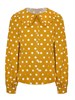 Блузка с воротником в горошек 0583