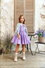 Сарафан вельветовый, лавандовый 03259