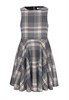 Сарафан в серо-розовую клеточку 03313