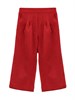 Брюки-кюлоты вельветовые красные 07061