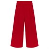 Брюки-кюлоты вельветовые красные 07061