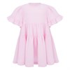 Платье муслиновое с короткими рукавами, цвет розовый 03336